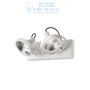 Иконка Ideal Lux 200200 GLIM PL2 BIANCO потолочный светильник белый