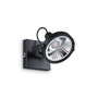 Иконка Ideal Lux 200231 GLIM PL1 NERO потолочный светильник черный