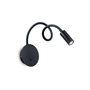 Иконка Ideal Lux 203195 FOCUS-2 AP1 NERO накладной светильник черный