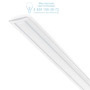 Иконка Ideal Lux 204611 SLOT RECESSED TRIM 12 x 3000 mm WHITE структура светильника белый