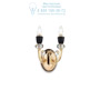 Иконка Ideal Lux 206646 VANITY AP2 накладной светильник черный
