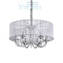 Иконка Ideal Lux 208152 SWAN SP6 ARGENTO подвесной светильник серый