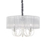 Иконка Ideal Lux 208497 SWAN SP3 ARGENTO подвесной светильник серый
