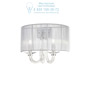 Иконка Ideal Lux 208503 SWAN AP2 ARGENTO накладной светильник серый