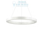 Иконка Ideal Lux 211398 ORACLE SP1 D60 BIANCO подвесной светильник белый