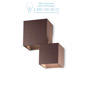 Иконка Ideal Lux 213255 RUBIK AP2 COFFEE уличный накладной светильник 