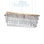 Иконка Ideal Lux 213583 MARTINEZ SP8 ORO подвесной светильник 