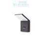 Иконка Ideal Lux 221519 STYLE AP1 SENSOR ANTRACITE уличный накладной светильник 