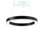 Иконка Ideal Lux 222103 ORACLE SP1 D60 NERO подвесной светильник черный